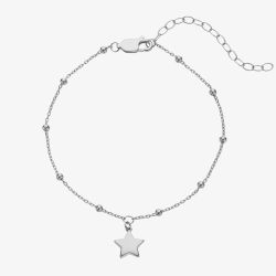 Hot Diamonds Silver Whisper Sterling Silver 40th Birthday Bracelet SWB022