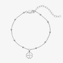 Hot Diamonds Silver Whisper Sterling Silver Good Luck Bracelet SWB011