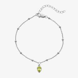 Hot Diamonds Silver Whisper Sterling Silver August Birthstone Bracelet SWB032