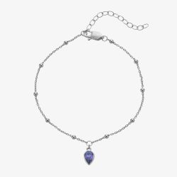 Hot Diamonds Silver Whisper Sterling Silver September Birthstone Bracelet SWB033