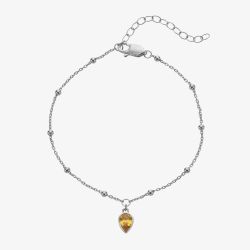 Hot Diamonds Silver Whisper Sterling Silver November Birthstone Bracelet SWB035