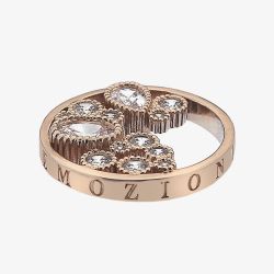 Hot Diamonds Emozioni Freedom Rose Gold Plated 25mm Coin EC446