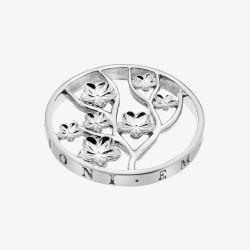 Hot Diamonds Emozioni Fiore Silver 25mm Coin EC508
