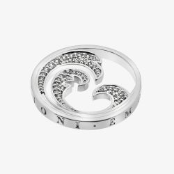 Hot Diamonds Emozioni Oceano Silver 25mm Coin EC528