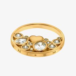 Hot Diamonds Emozioni Spirito Libero Gold Plated Heart 25mm Coin EC559