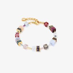 Coeur De Lion GeoCUBE Iconic Precious Golden Blush Bracelet 4905/30-1924