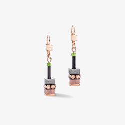Coeur De Lion Sparkling Classic Elements Rose Gold Autumn Multi Stone Dropper Earrings 4412/20-0911