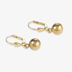Coeur De Lion Gold Tone Ball Drop Earrings 4932/20-1617
