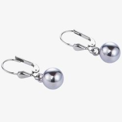 Coeur De Lion Silver Tone Ball Drop Earrings 4932/20-1700