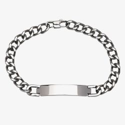 Unique Stainless Steel Curb Chain Bracelet LAB-154/21CM
