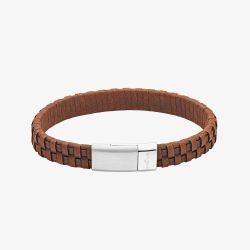 Unique Dark Brown Suede Magnetic Clasp Bracelet B562DB/21CM