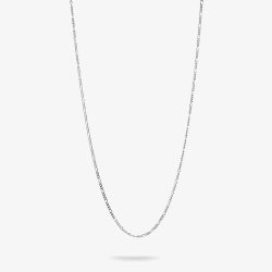 THOMAS SABO Silver Figaro Charm Necklace KE2329-001-21-L45v