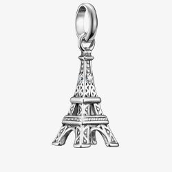 THOMAS SABO Charm Club Connect Silver Eiffel Tower Charm CC1283-643-14