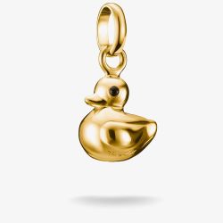 THOMAS SABO Charm Club Connect Gold Plated Duck Charm CC1244-427-39