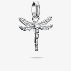 THOMAS SABO Charm Club Connect Silver Dragonfly Charm CC1285-051-14