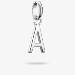 THOMAS SABO Charm Club Connect Silver Letter A Charm CC1207-001-21