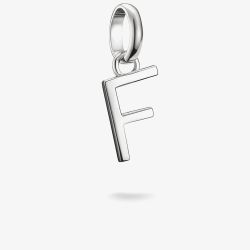 THOMAS SABO Charm Club Connect Silver Letter F Charm CC1212-001-21