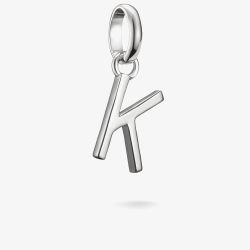 THOMAS SABO Charm Club Connect Silver Letter K Charm CC1217-001-21