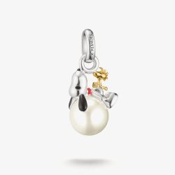 THOMAS SABO Charm Club Connect Peanuts Original Snoopy & Woodstock Pearl Charm CC1308-427-14