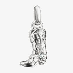 THOMAS SABO Charm Club Connect Silver Cowboy Boot Charm CC1325-643-14