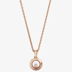 Chopard Happy Diamonds Icons 18ct Rose Gold Necklace 79A017-5001
