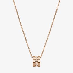 Chopard Ice Cube 18ct Rose Gold 0.14ct Diamond Pendant 797005-5003