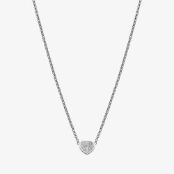 Chopard My Happy Hearts 18ct White Gold Diamond Heart Necklace 81A086-1001