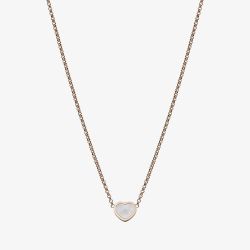 Chopard My Happy Hearts 18ct Rose Gold Heart Necklace 81A086-5001