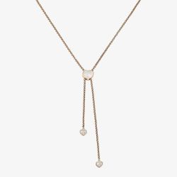 Chopard Happy Hearts 18ct Rose Gold Heart Toggle Necklace 81A148-5301