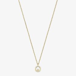 Chopard Happy Diamonds Icons 18ct Yellow Gold Diamond Circle Pendant 81A191-0001