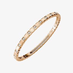 Chopard Ice Cube 18ct Rose Gold 0.77ct Brilliant Cut Diamond Bangle 858350-5005 (M)