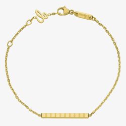 Chopard Ladies Ice Cube 18ct Yellow Gold Cube Bar Bracelet 857702-0001