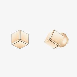 Chopard Ice Cube Be Cube 18ct Rose Gold Stud Earrings 83A661-5001