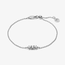 Sif Jakobs Silver Lucente Three Cubic Zirconia Bracelet SJ-B2703-CZ