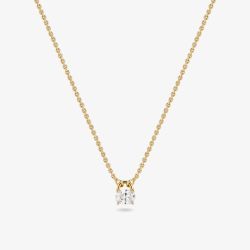 Sif Jakobs Gold Ovale Cubic Zirconia Necklace SJ-N2744-CZ-YG