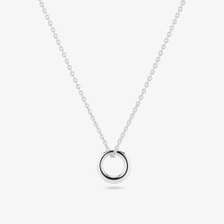 Sif Jakobs Sterling Silver Selene Open Circle Pendant Necklace SJ-N2711