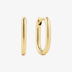 Sif Jakobs Gold Plated Capriana Pianura Hoop Earrings SJ-E2600-YG