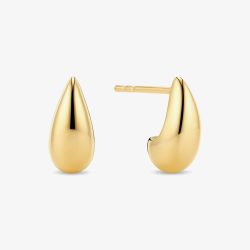 Sif Jakobs Gold Plated Gocciolina Piccolo Tear Drop Earrings SJ-E2720-YG
