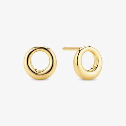 Sif Jakobs Gold Plated Selene Open Circle Stud Earrings SJ-E2710-YG