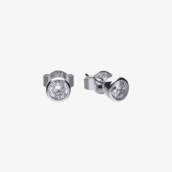 Diamonfire Silver 0.25ct Round Cubic Zirconia Stud Earrings E6630
