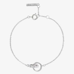 Olivia Burton The Classics Silver Tone Chain Bracelet OBJENB14B