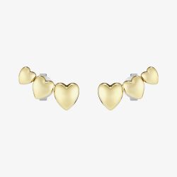 Olivia Burton Gold Plated Mini Heart Stud Earrings 24100463
