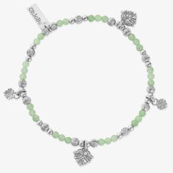 ChloBo Forever Blooming Silver Aventurine Bead Bracelet SBAMC34163418