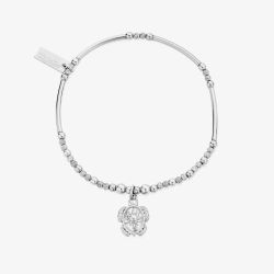 ChloBo Treasures Of Bali Sheltered Glow Sterling Silver Turtle Charm Bracelet SBFBMN3504