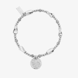 ChloBo Treasures Of Bali Sunshine Spirit Sterling Silver Bali Coin Charm Bracelet SBLTB3508