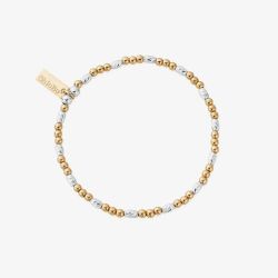 ChloBo Mixed Metal Dainty Sparkle Beaded Bracelet GMBDSP