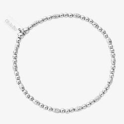 ChloBo Silver Dainty Sparkle Bracelet SBDSP