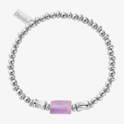 ChloBo Silver Calming Spirit Stone Bracelet SBSSLA