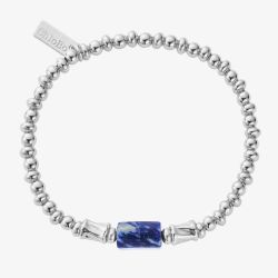ChloBo Silver Guidance Spirit Stone Bracelet SBSSS