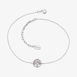 Angel Whisperer Silver Tree of Life Anklet ERF-LILTREE